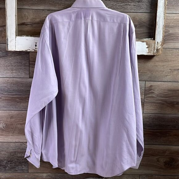 Polo by Ralph Lauren Men’s Regent Classic Fit Long Sleeve Dress Shirt, 17 1/2 XL - Picture 6 of 6